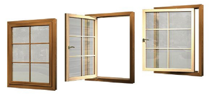 window mechanism brown